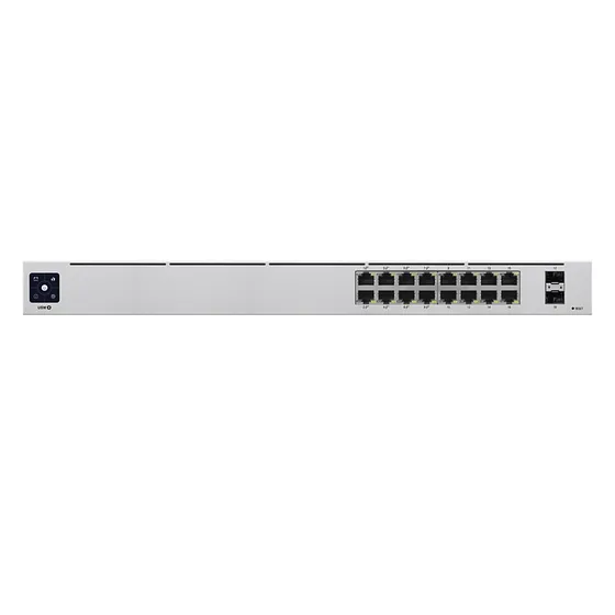 [020924] [USW-16-POE] Ubiquiti - UniFi Switch Gen2 Capa 2 de 16 Puertos [8 Puertos PoE 802.3af/at + 8 Puertos Gigabit] + 2 Puertos 1G SFP 42W