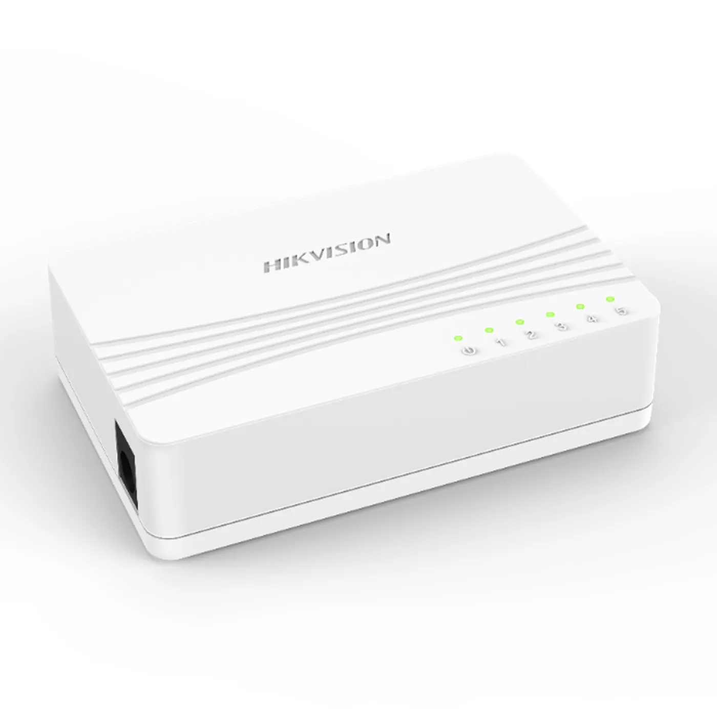 [DS-3E0105D-E(O-STD)/US] Hikvision - Switch de Escritorio de 5 Puertos a 10/100 Mbps