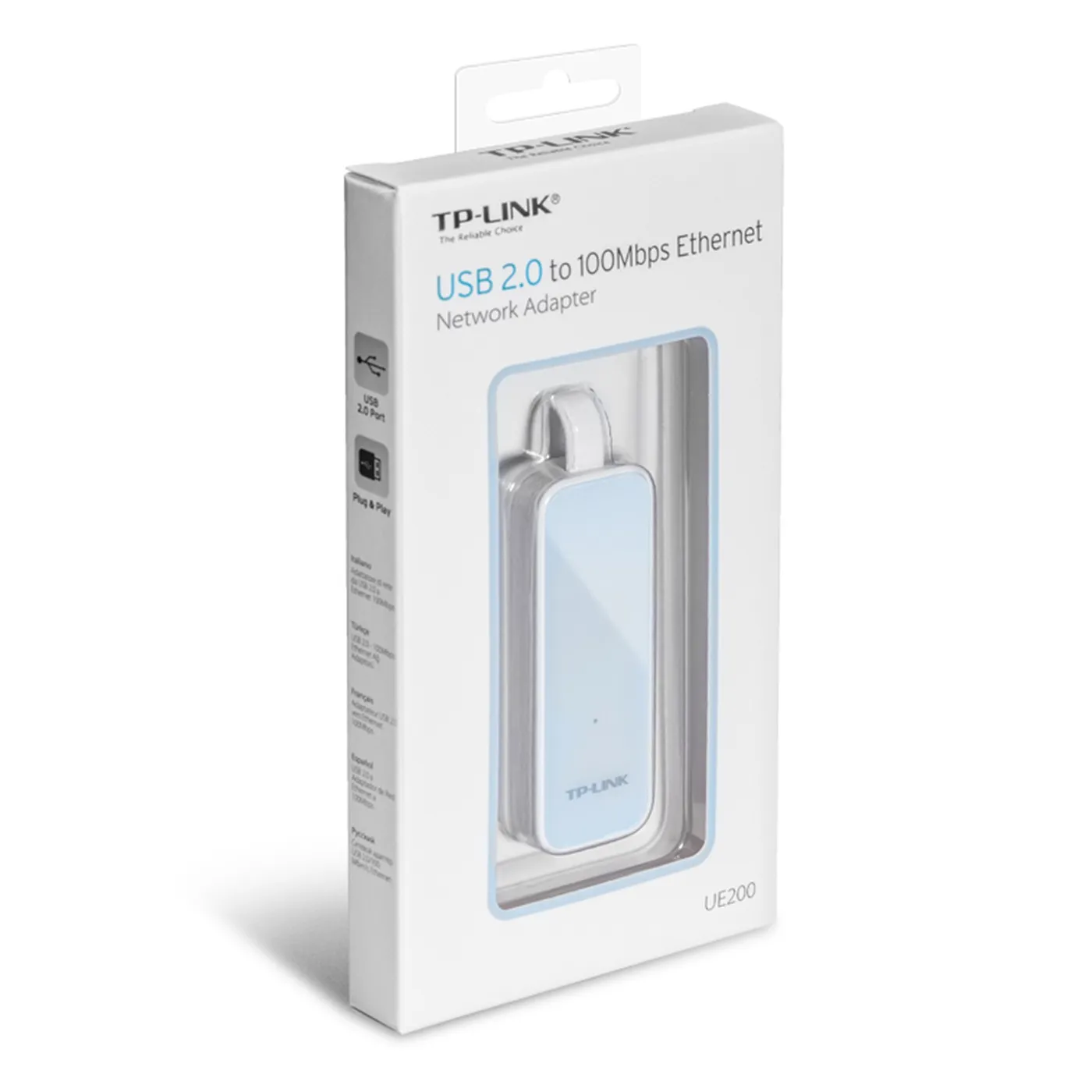 [UE200] TP-Link - Adaptador de Red USB 2.0 a Ethernet a 100Mbps