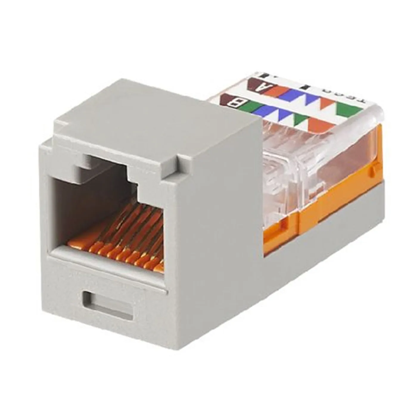 [CJ588IGY] Panduit - Conector Jack Coupler RJ45 CAT5e (Categoria 5e) Pan-Net (Gris) [Unidad]
