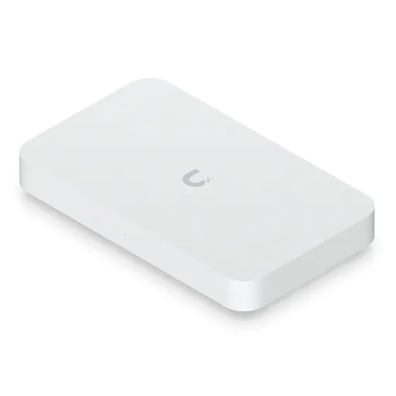 [022045] [UXG-Fiber] Ubiquiti - Router y Gateway (Todo en Uno) de 10G Diseñado para Escritorio con Switch Integrado de 4 Puertos 2.5 GbE (1) puerto WAN de 10G SFP+ (1) 10 GbE RJ45 (1) puerto LAN de 10G SFP+ Unifi