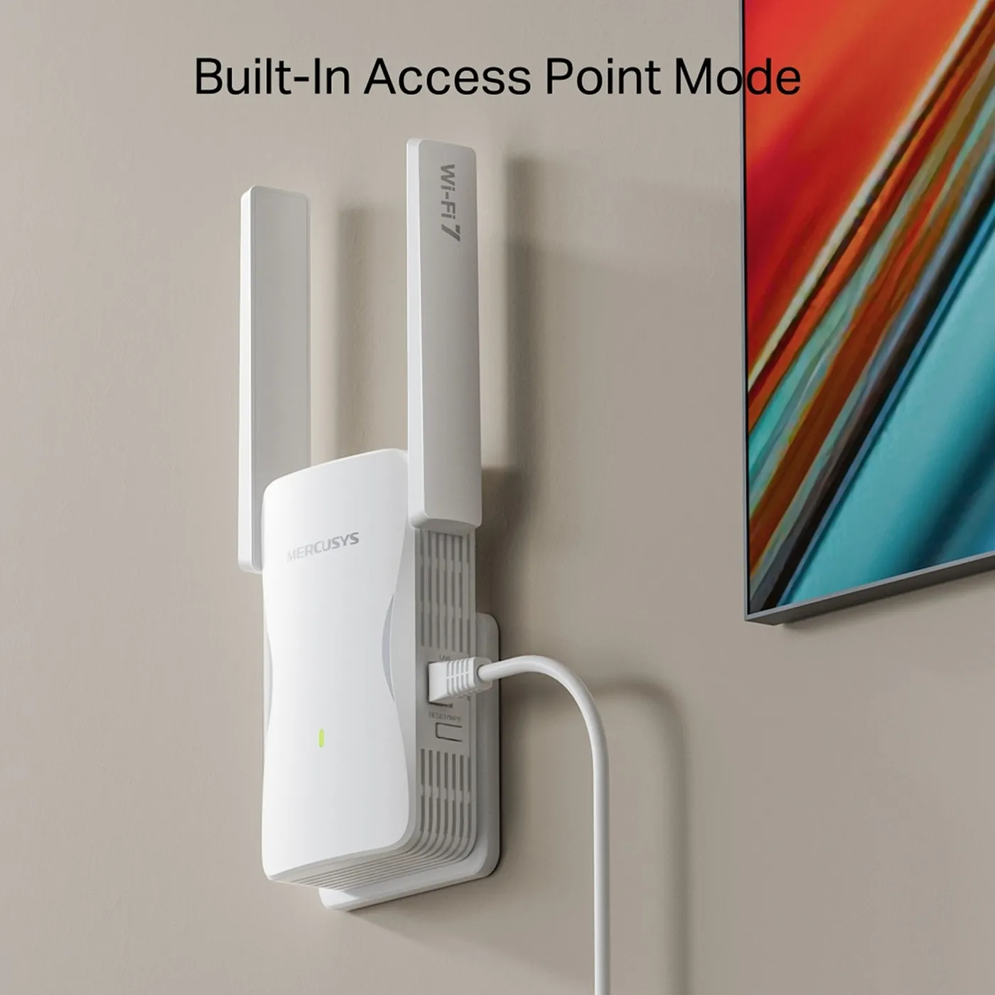 [ME25BE] Mercusys - Extensor de Rango/Alcance Wi-Fi 7 Doble Banda BE3600