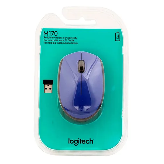 [060360] [M170-BLUE/BLACK] Logitech - Mouse Inalambrico [Azul/Negro]
