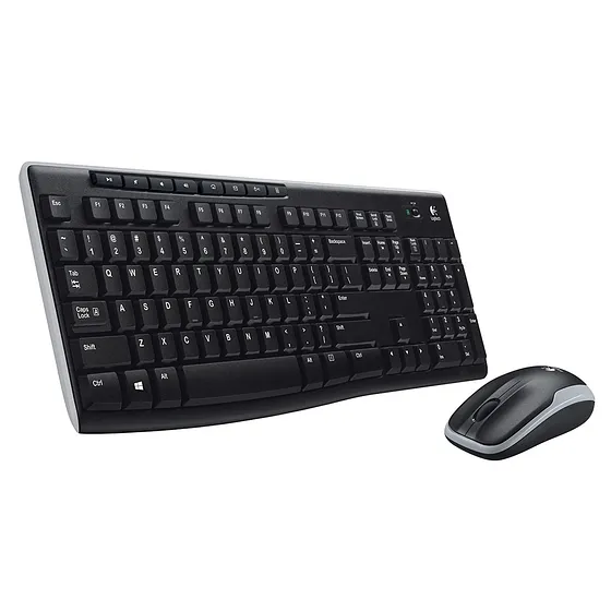 [060393] [MK270-BLACK/GREY] Logitech - Combo Teclado y Mouse Inalambrico [Español] [Negro/Gris]
