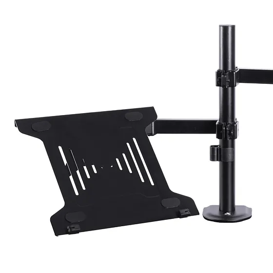 [061673] [ASTDA66C024] Astra - Soporte Ajustable de Acero para Monitor 17"-32" y Laptop hasta 9kg [Negro]