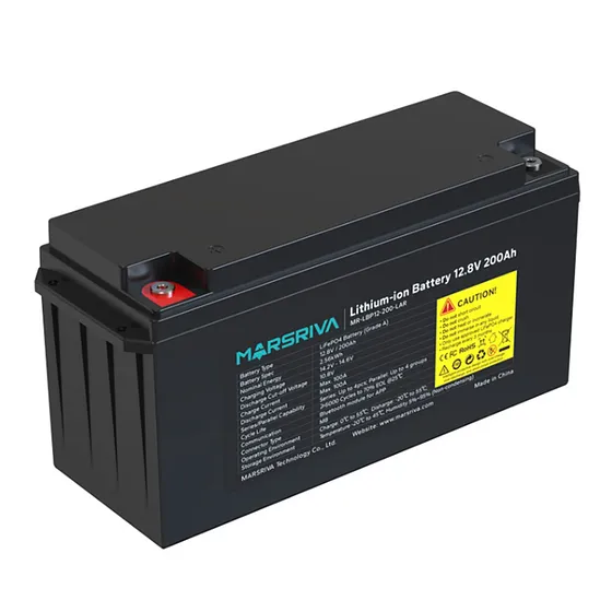 [070856] [MR-LBP12-200-LAR] Marsriva - Batería de Litio de Reemplazo de Plomo-Ácido 12.8V 200Ah (2.56kWh / 12.8V / 200Ah)