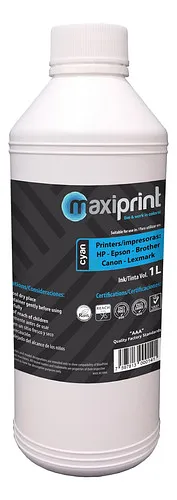 [100143] [UI1LC-1LT] Maxiprint - Tinta Universal 1lt Cyan UI1LC