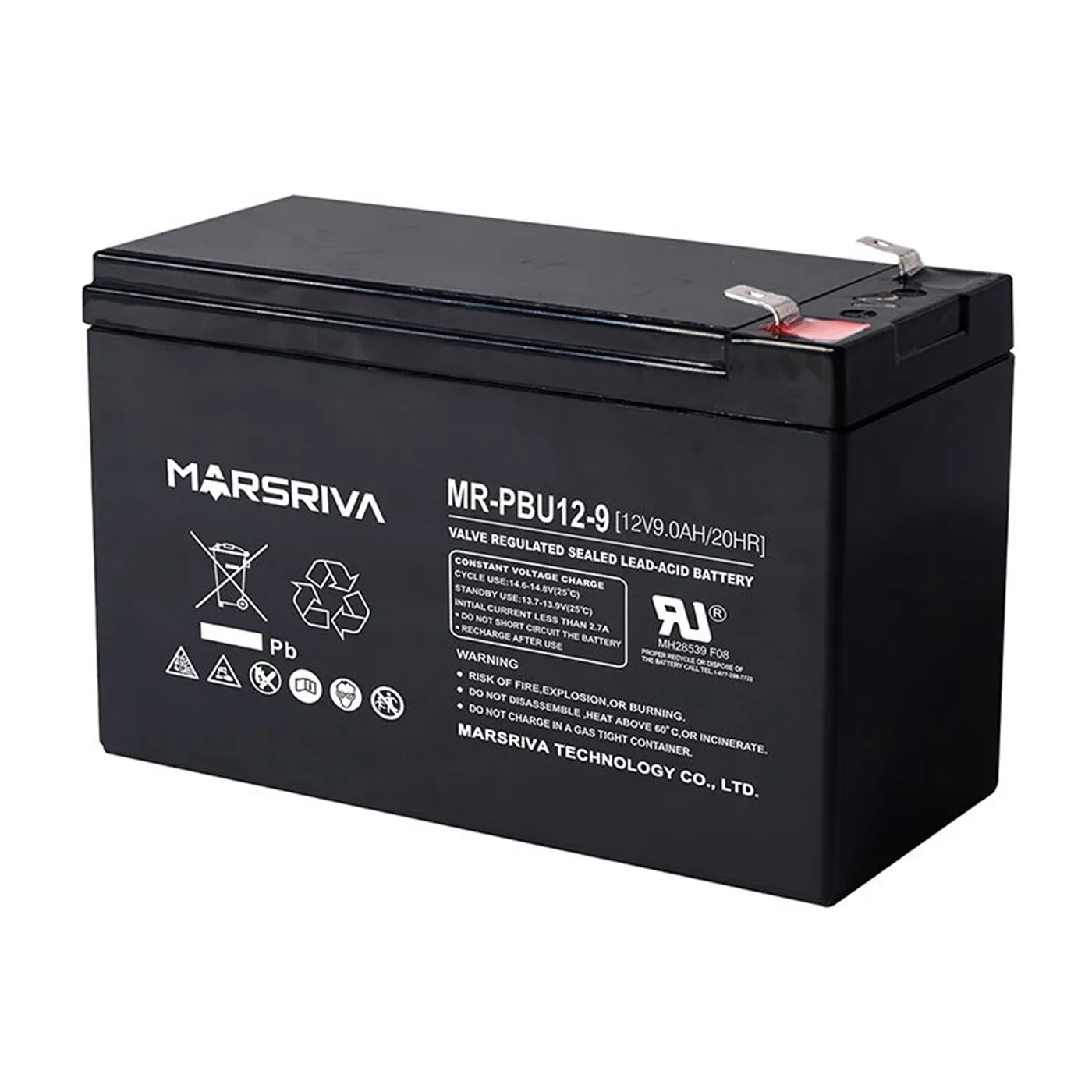 [070781] [MR-PBU12-9] Marsriva - Bateria Sellada 12V 9Ah
