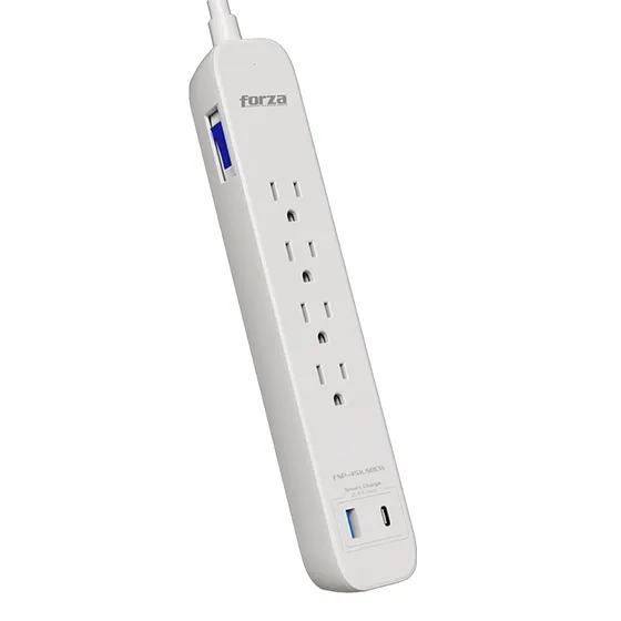[061342] [FSP-451USBCW] Forza - Protector de Voltaje 1750W 110 / 120 4Tomas