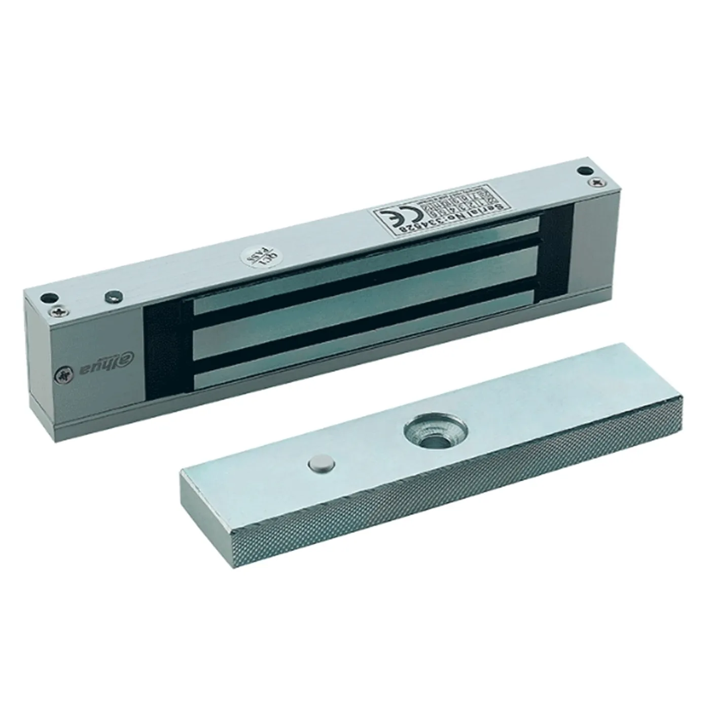 [090336] [DHI-ASF180A-V1] Dahua - Cerradura Magnetica 12V de 400 Lbs (180 Kgs) Indicador de Estado LED Material Antidesgaste y Magnetismo Anti-Residual Aplicaciones en Puerta de Metal y Madera