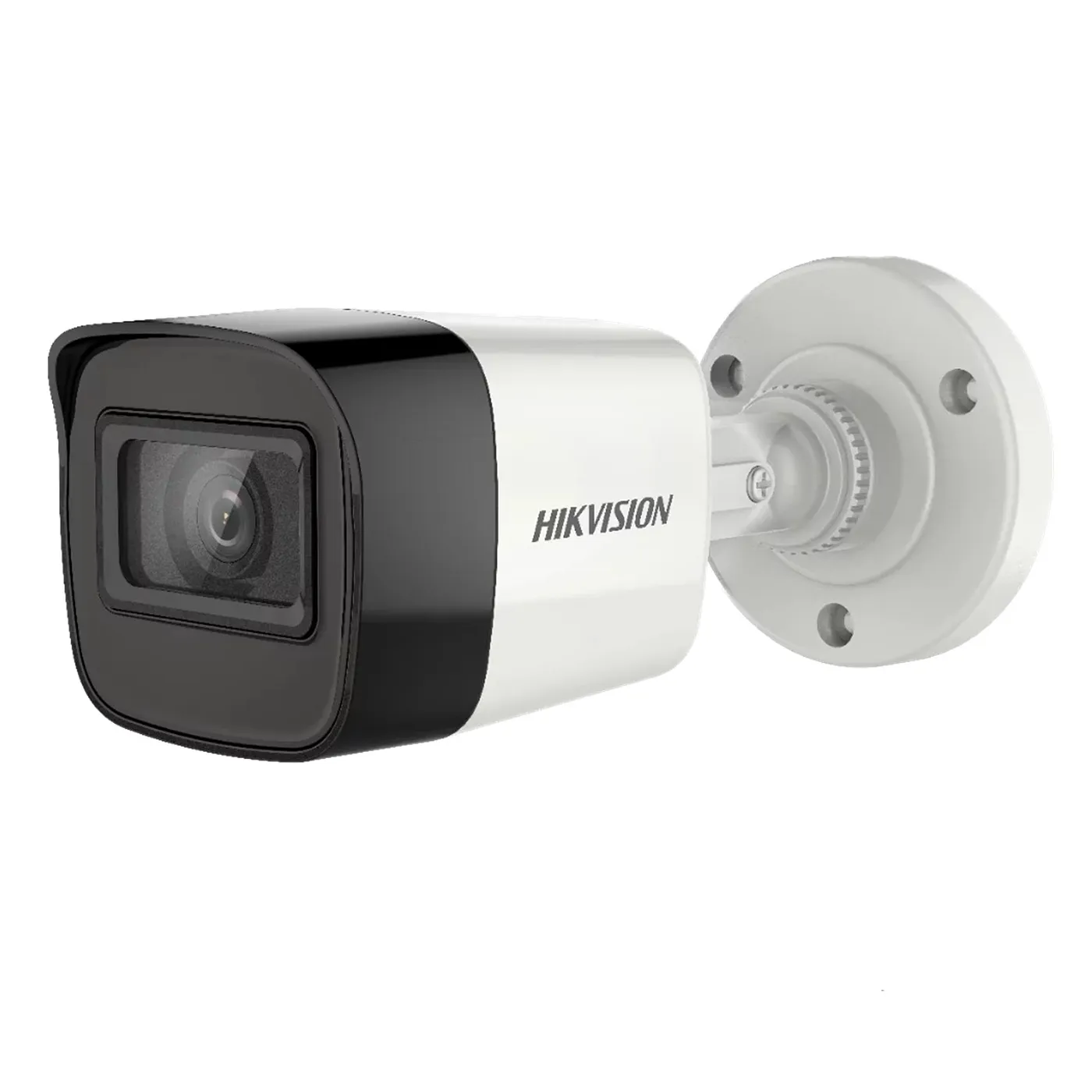 [010331] [DS-2CE16H0T-ITPFS(2.8mm)] Hikvision - Cámara HD Bullet con Audio 3K [5MP] Lente 2.8mm [Plástico]