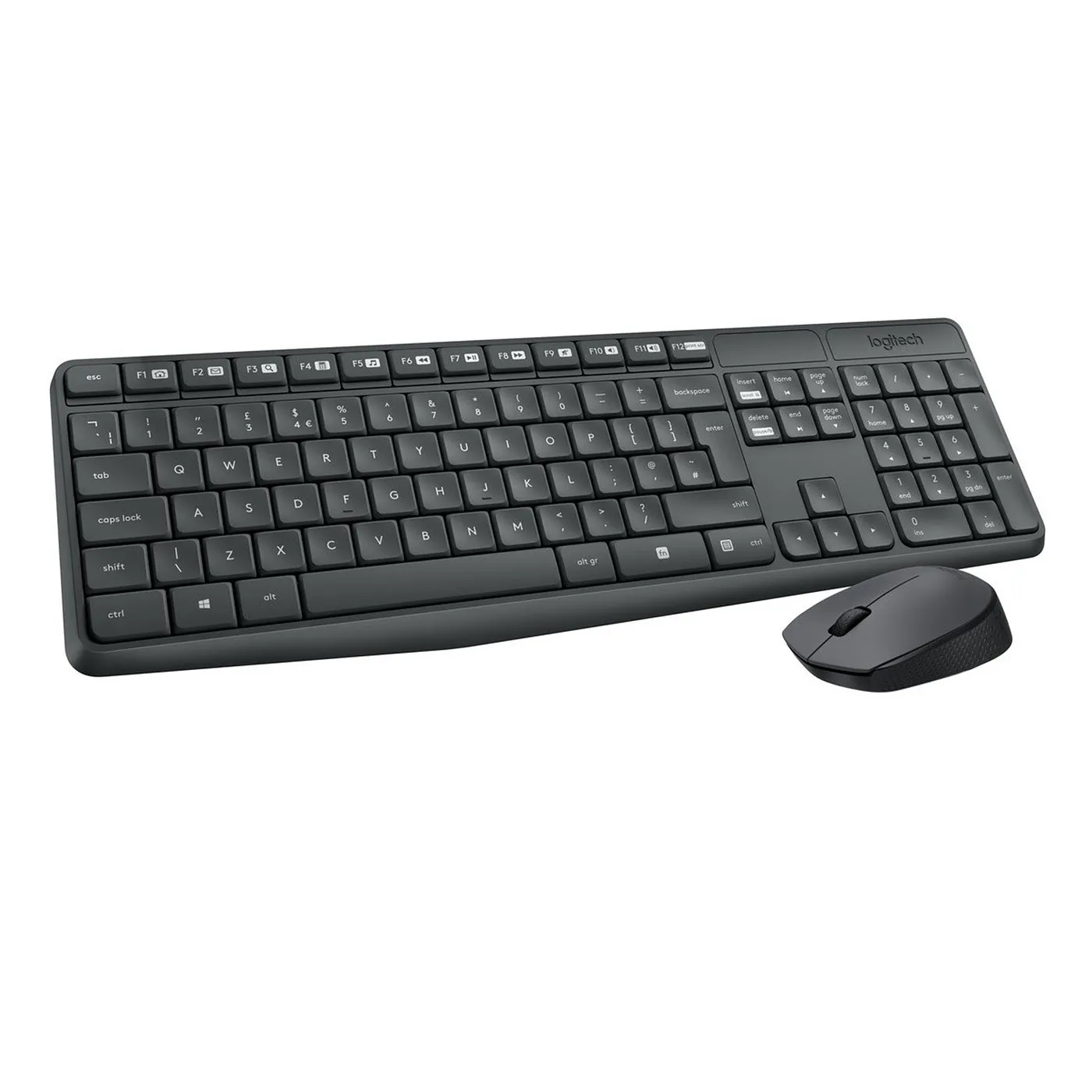 [060436] [MK235-BLACK/GREY] Logitech - Combo Teclado y Mouse Inalambrico [Español] [Negro/Gris]