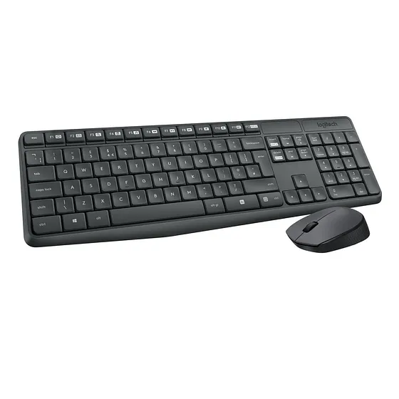 [060436] [MK235-BLACK/GREY] Logitech - Combo Teclado y Mouse Inalambrico [Español] [Negro/Gris]