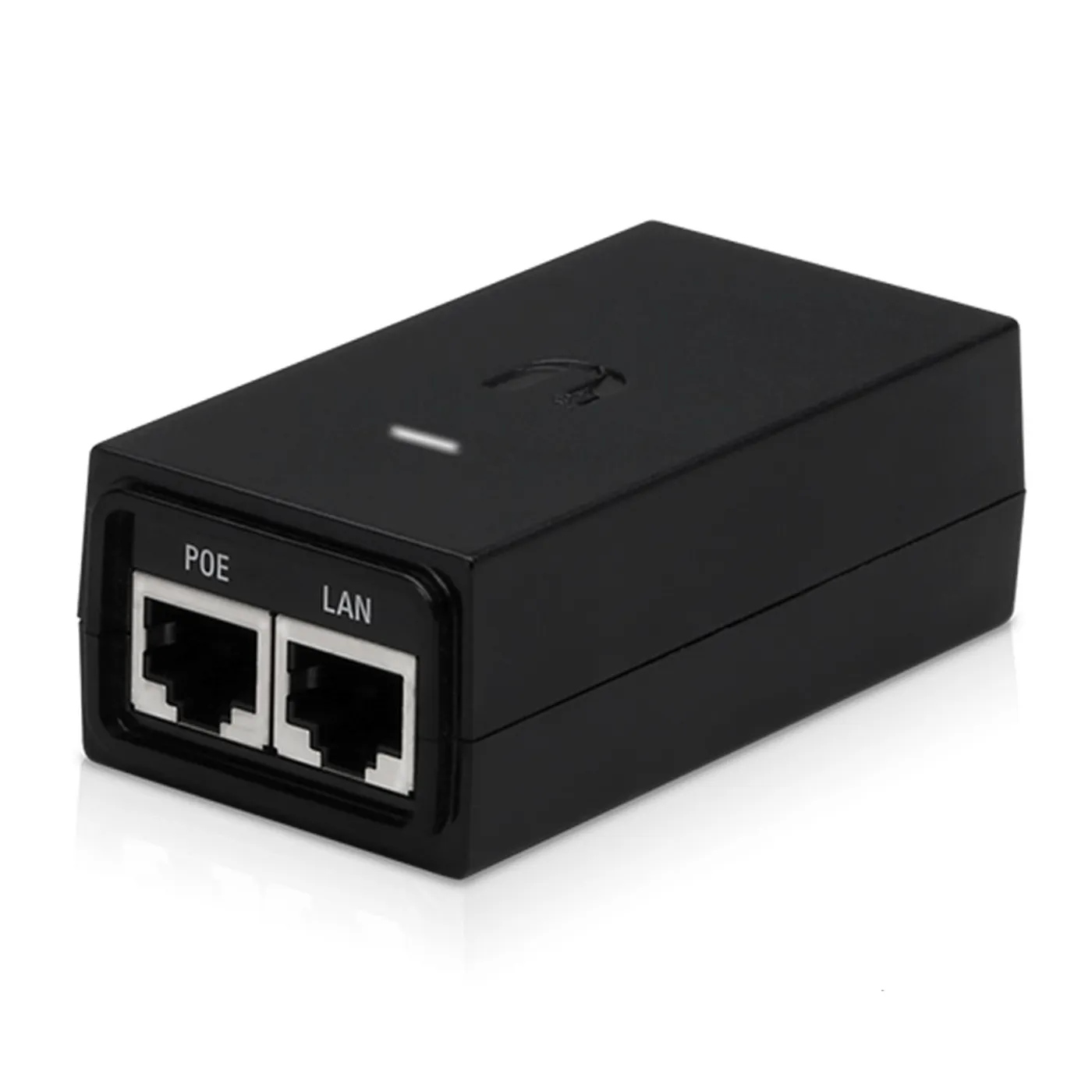 [020815] [POE-48-24W-G] Ubiquiti - Adaptador PoE de 48VDC 0.5A 24W con Puerto Gigabit [Negro]