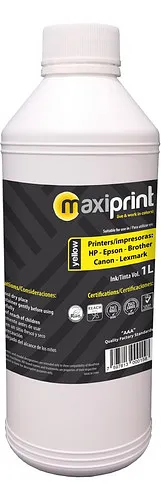 [100144] [UI1LY-1LT] Maxiprint - Tinta Universal 1lt Amarillo UI1LY