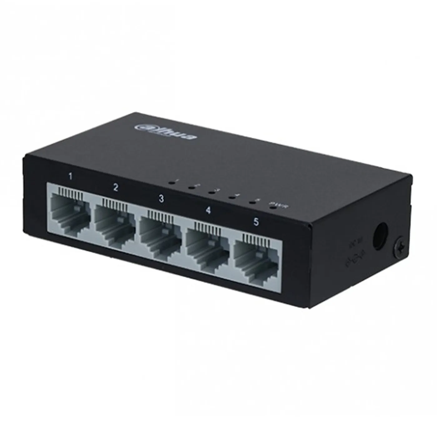 [021952] [DH-PFS3005-5ET] Dahua - Switch para Escritorio con 5 Puertos (10/100 Mbps) Carcasa Metalica [No Administrable]