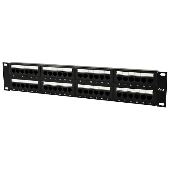 [STC-6PP48] STC- Patch Panel 48 Puertos CAT6 CAT6 (Categoria 6)