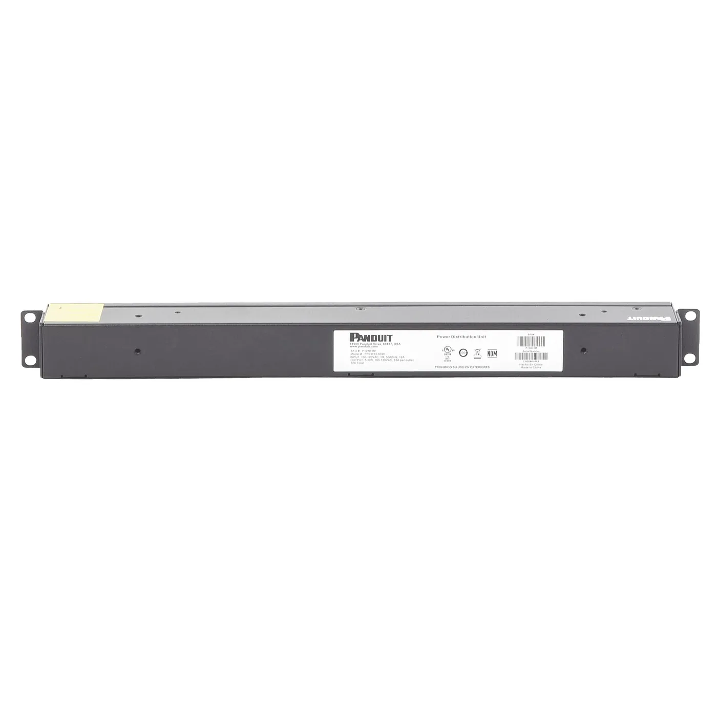 [022201] [P12B01M] Panduit - Regleta PDU para Rack Basico 12 Tomas 15Amp 120V Horizontal