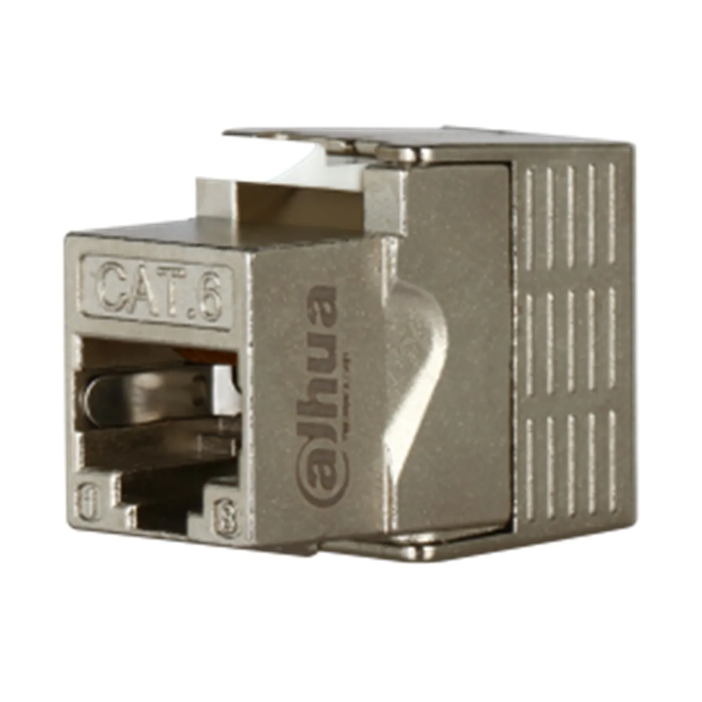 [021997] [DH-PFM3970-6F-gray] Dahua - Conector Keystone Jack Coupler Blindado RJ45 CAT6 (Categoria 6) ANSI/TIA568.2-D Ponchado Rapido Sin Herramienta (Gris) [Unidad]