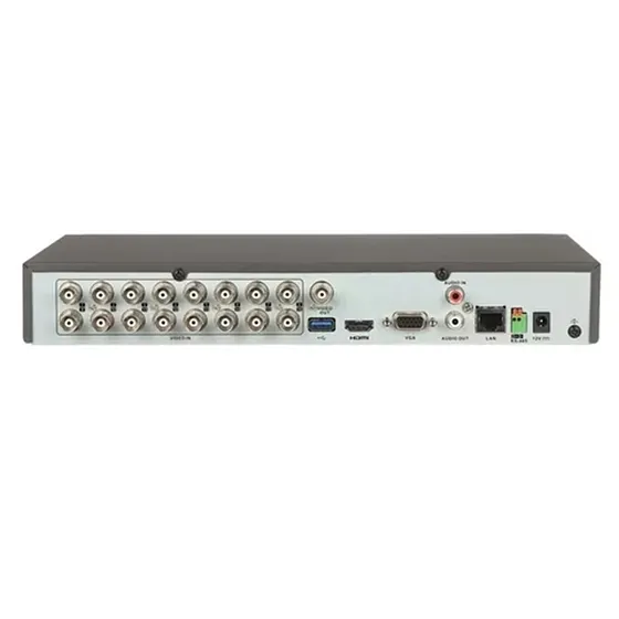 [iDS-7216HQHI-M2/S(STD)(C)] Hikvision - DVR 2K [4MP] Pentahibrido AcuSense 16 Canales TurboHD + 2 Canales IP