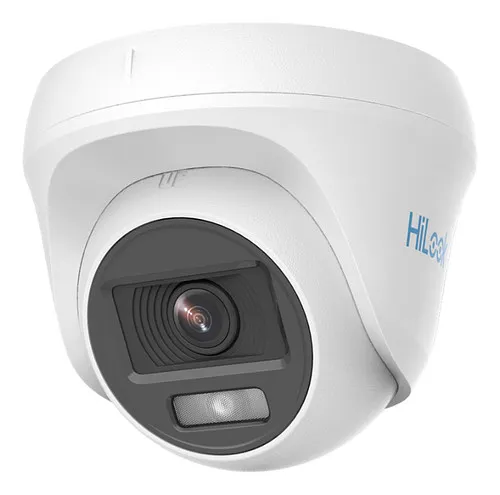[010214] [THC-T129-P(2.8mm)] HiLook - Cámara HD Domo ColorVU 1080P [2MP] Lente 2.8mm [Plástico]