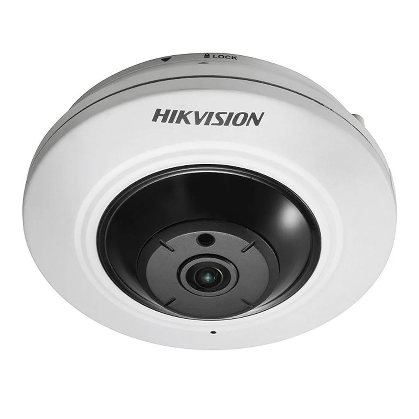 [010369] [DS-2CD2955FWD-IS] Hikvision - Cámara HD Domo Fisheye IP 3K [5MP] Lente 1.05mm [Metal/Plástico]