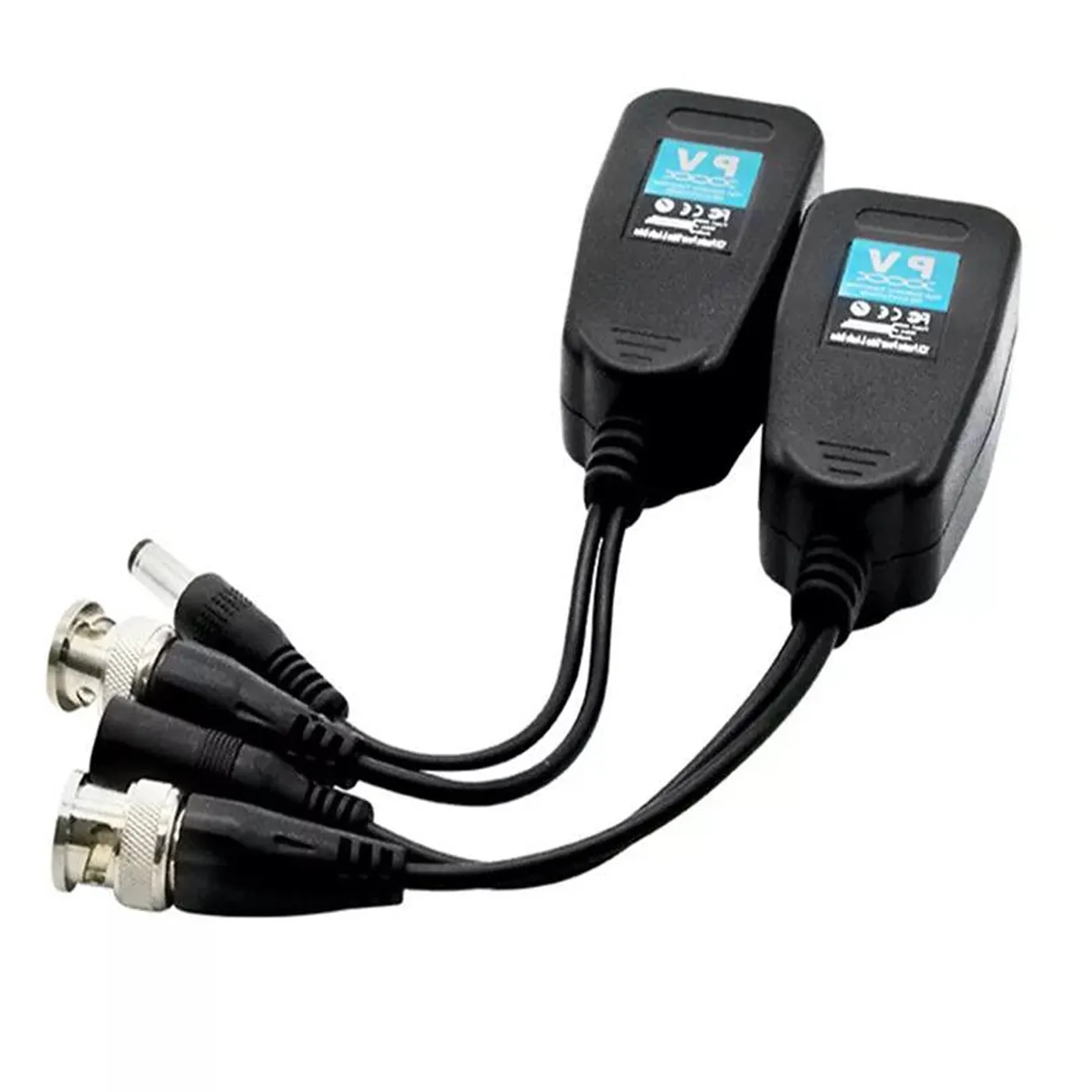 [010406] Video Balun Pasivo HD 4K [8MP] RJ45 Video/12V Generico