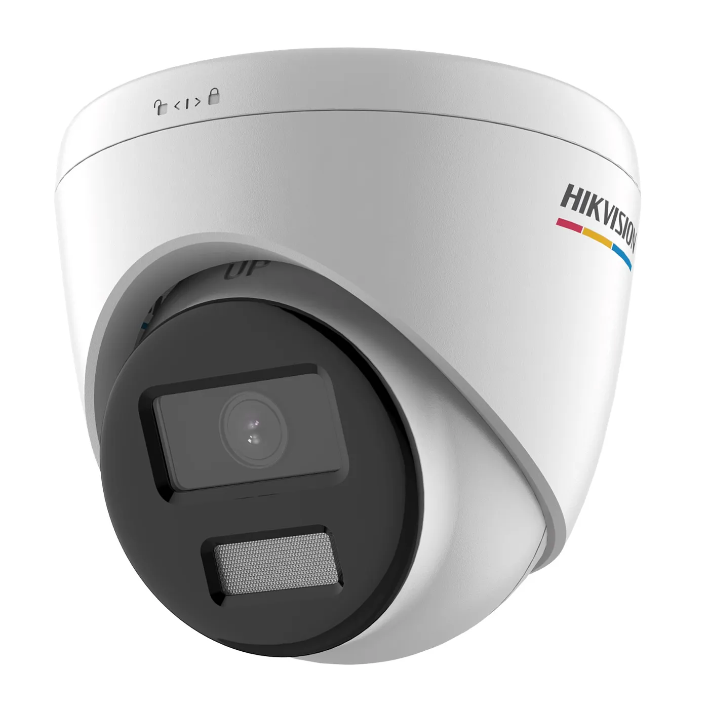 [010456] [DS-2CD1357G0-LUF(2.8mm)] Hikvision - Cámara HD Domo ColorVU IP 3K [5MP] Lente 2.8mm [Metal/Plástico]