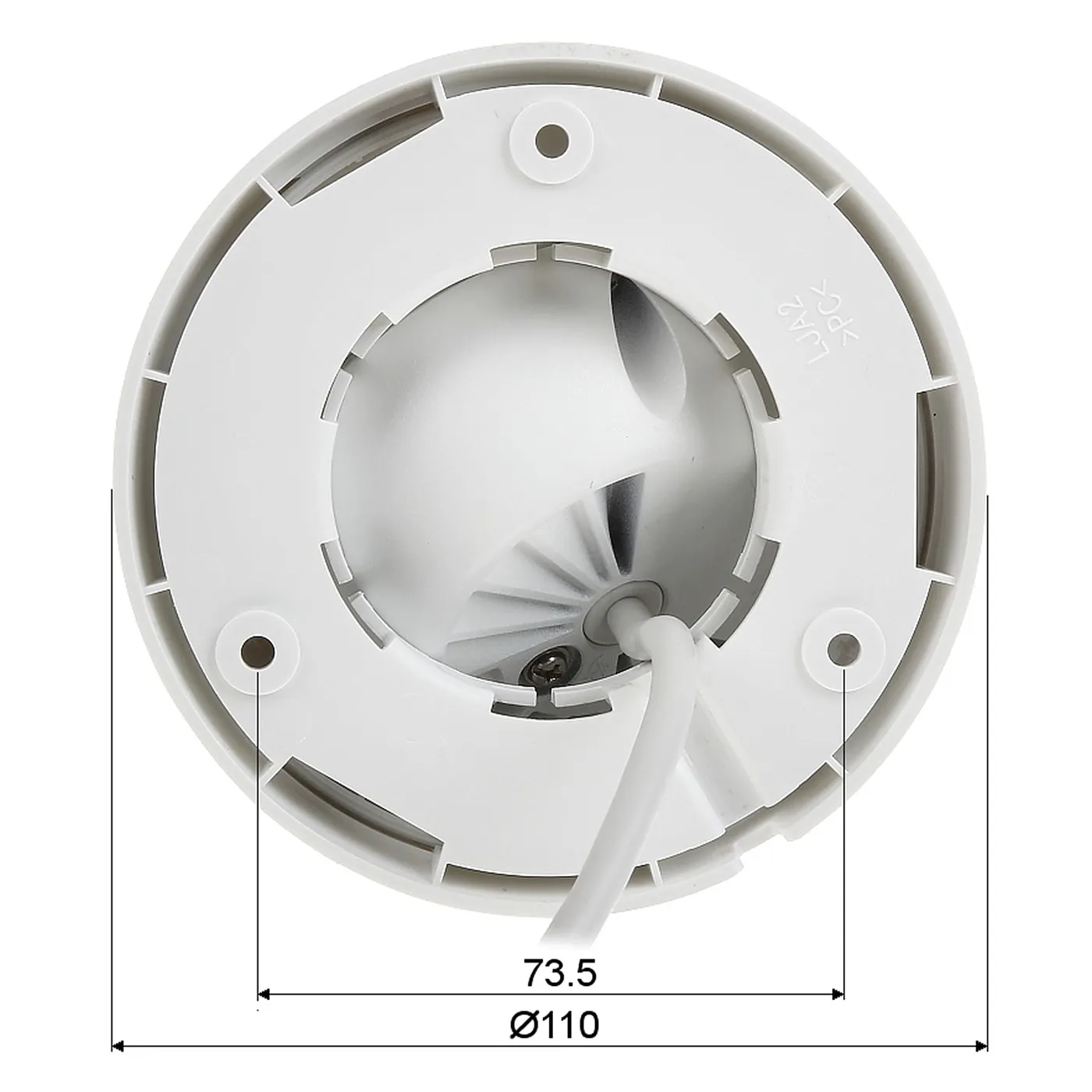 [010303] [DS-2CD1343G0-I(2.8mm)] Hikvision - Cámara HD Domo IP 2K [4MP] Lente 2.8mm [Metal/Plástico]
