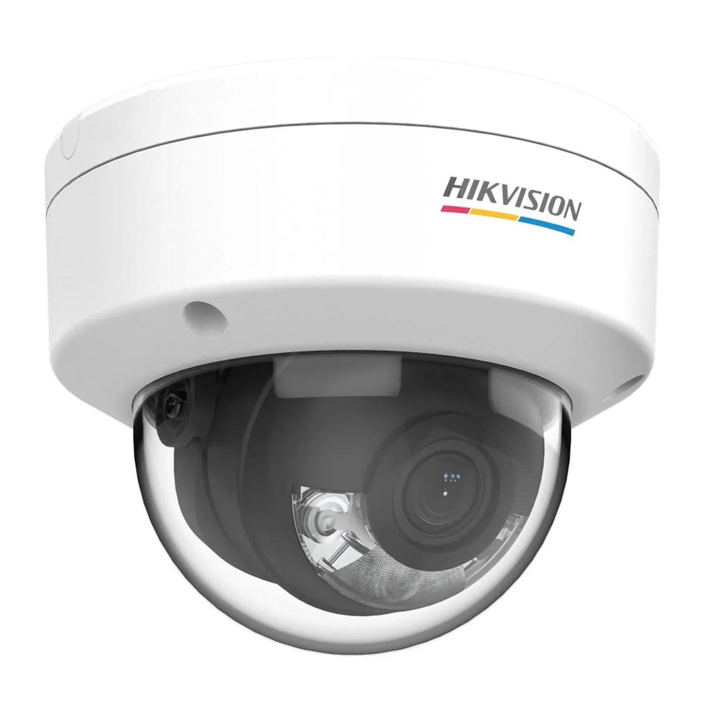 [010625] [DS-2CD1127G0-LUF(2.8mm)] Hikvision - Cámara HD Domo ColorVU IP 1080P [2MP] Lente 2.8mm [Metal/Plástico]