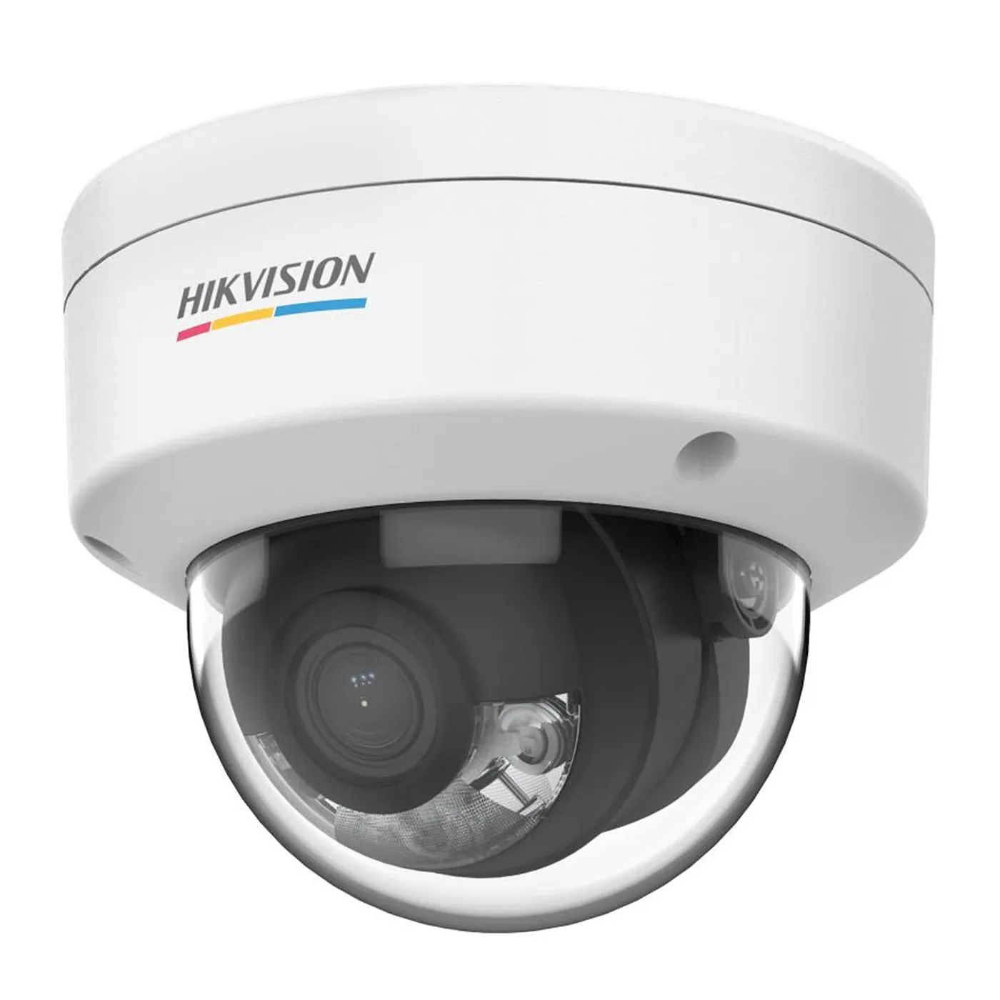 [010625] [DS-2CD1127G0-LUF(2.8mm)] Hikvision - Cámara HD Domo ColorVU IP 1080P [2MP] Lente 2.8mm [Metal/Plástico]