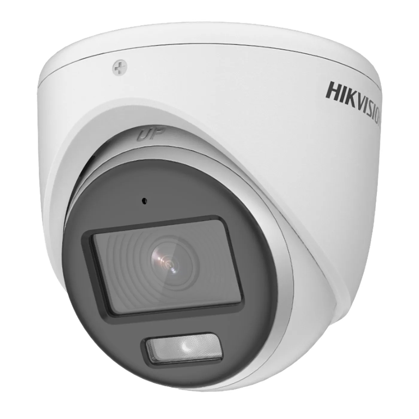 [010475] [DS-2CE70DF0T-MFS(2.8mm)] Hikvision - Cámara HD Domo ColorVU Dual Ligth con Audio 1080P [2MP] Lente 2.8mm [Metalico]