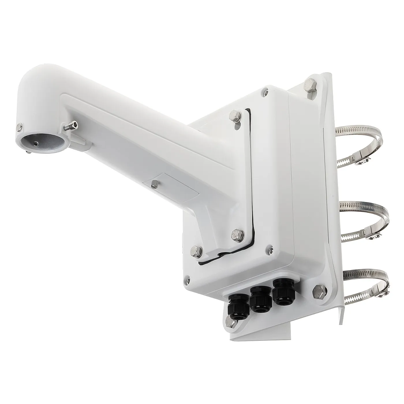 [010477] [DS-1602ZJ-BOX-POLE] Hikvision - Montaje de Poste con Caja de Conexión para Cámaras Domos PTZ