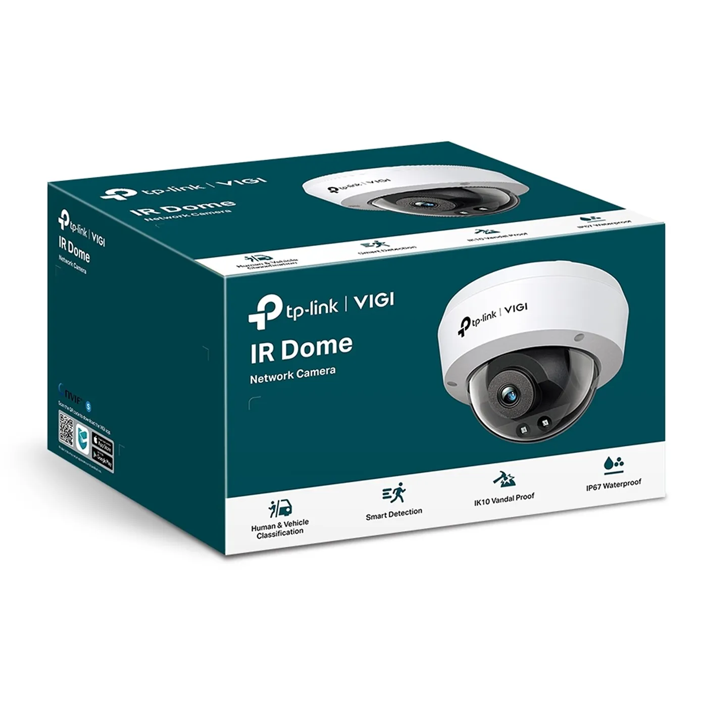 [010484] [C220I-2.8] Vigi by TP-Link - Cámara IP Alta Definición [2Mp] Tipo Domo con IR PoE IP67 [Lente 2.8mm]
