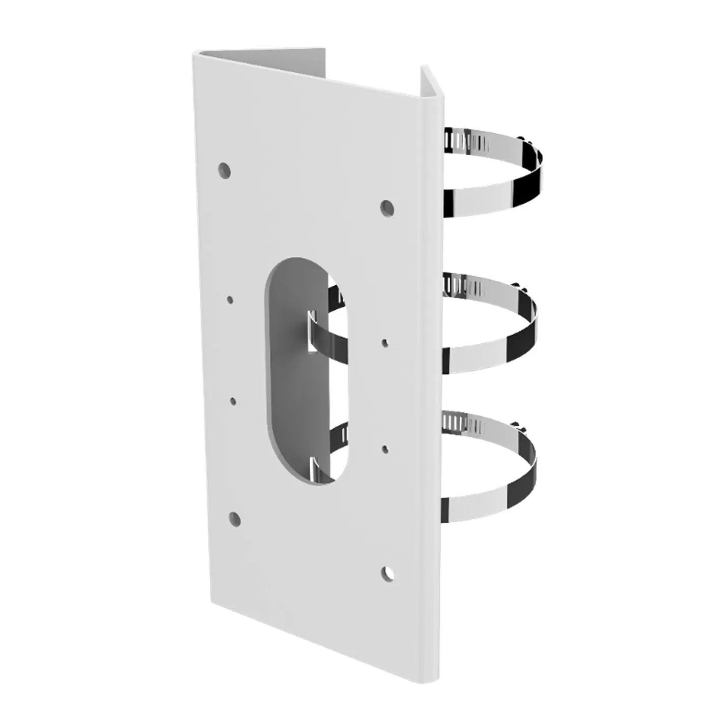 [010698] [DS-1475ZJ-SUS] Hikvision - Montaje para Poste de Cámaras Domo/Bullet DS-2CD27XX / DS-2CD26XX