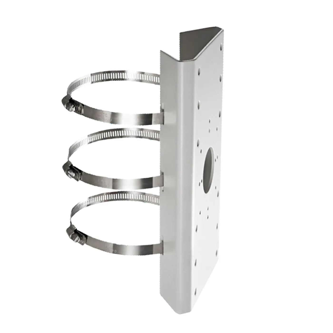 [010698] [DS-1475ZJ-SUS] Hikvision - Montaje para Poste de Cámaras Domo/Bullet DS-2CD27XX / DS-2CD26XX