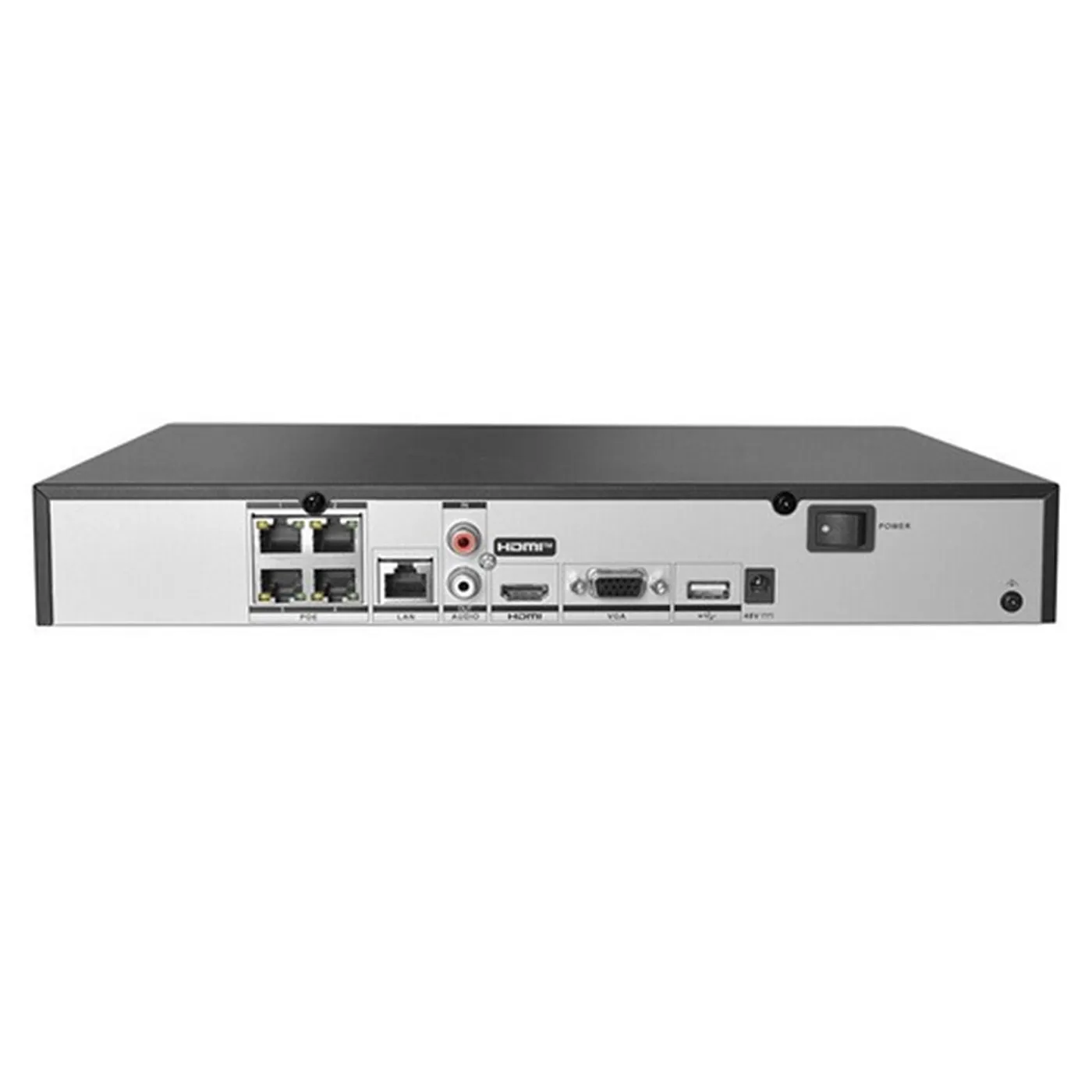 [010714] [DS-7604NXI-K1/4P] Hikvision - NVR 4K [8MP] 4 Canales IP 4 Puertos POE Salida de vídeo 4K AcuSense