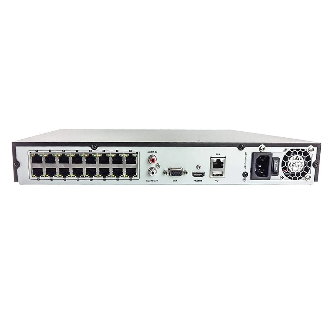 [010656] [NVR-216MH-C/16P] Hilook - NVR 4K [8MP] 16 Canales IP 16 Puertos POE 