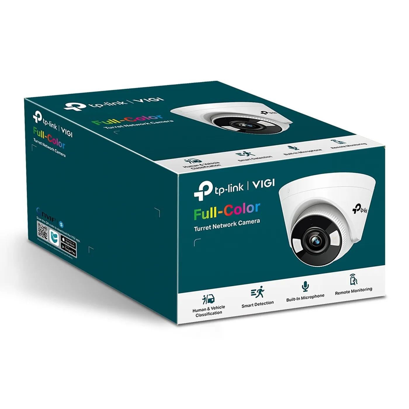 [010824] [C440-2.8] Vigi by TP-Link - Cámara IP Alta Definición [4Mp] Tipo Turret Full Color con Audio PoE y 12V [Lente 2.8mm]