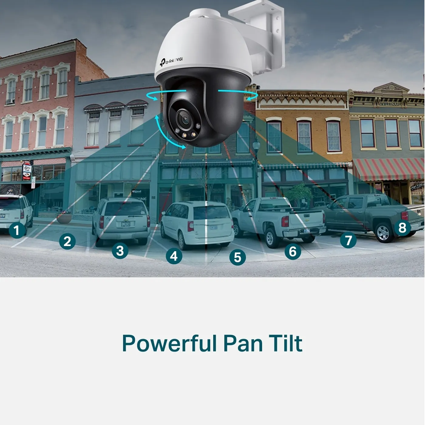 [010825] [C540-4] Vigi by TP-Link - Cámara IP PT Alta Definición [4Mp] Full Color con Audio PoE y 12V IP66 [Lente 4mm]