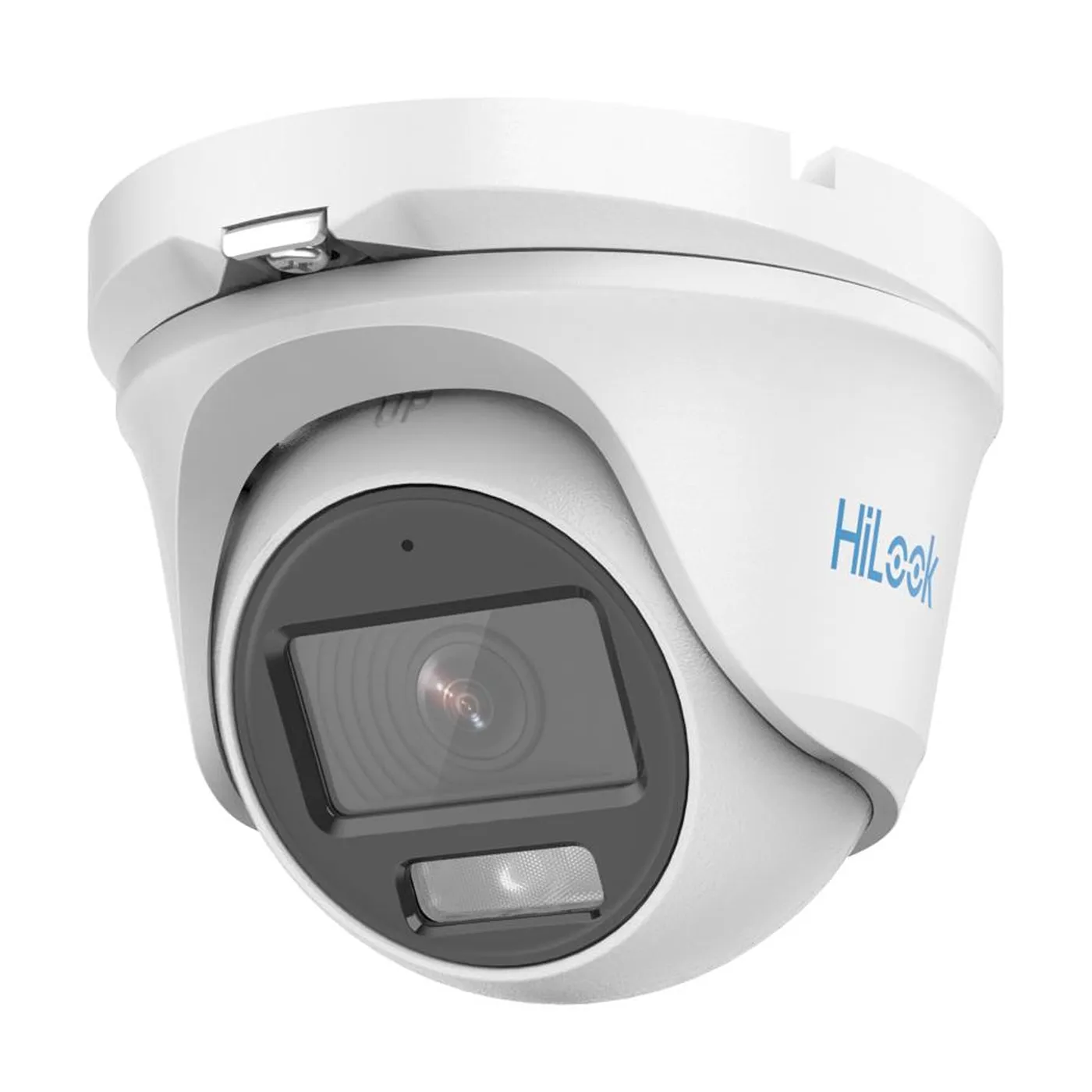 [010754] [THC-T129-MS(2.8mm)] HiLook - Cámara HD Domo ColorVU con Audio 1080P [2MP] Lente 2.8mm [Metalico]