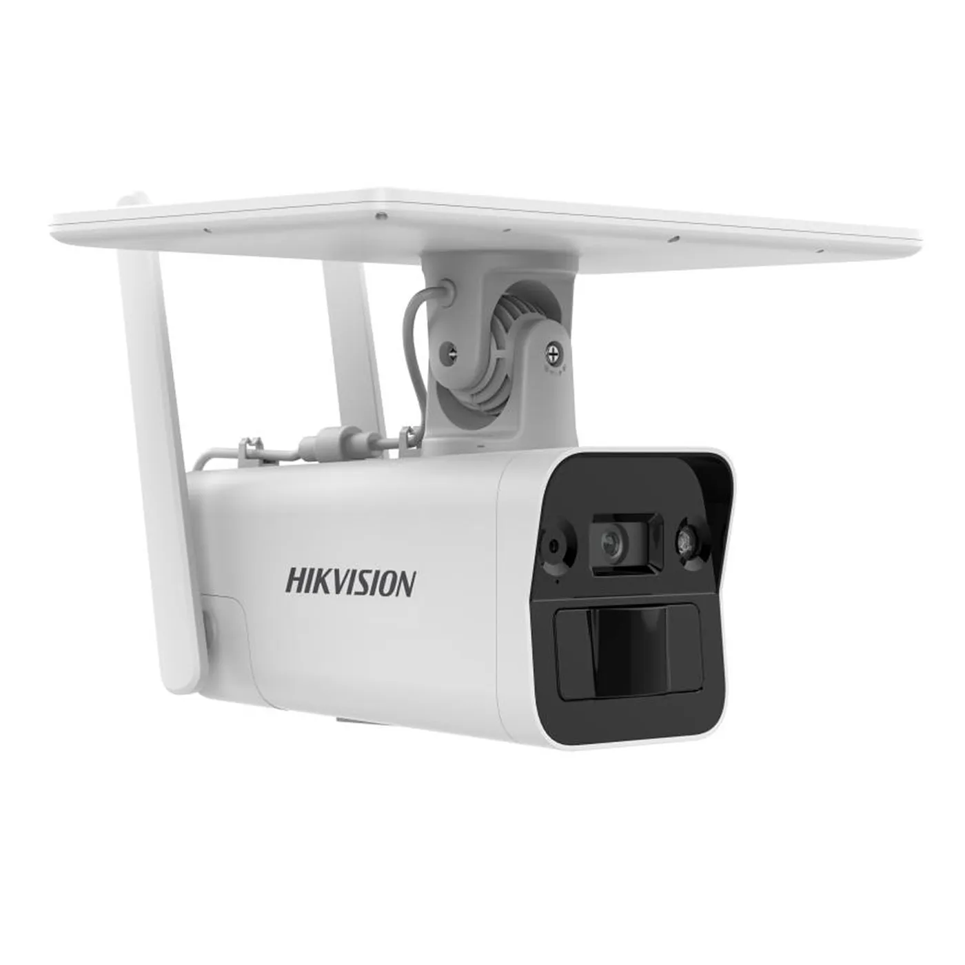 [010777] [DS-2XS2T41G1-ID/4G/C05S07(4mm)] Hikvision - Kit Solar IP All in One Doble Detección (Radar + PIR) [4MP] Lente 4 mm Panel Solar Batería de Respaldo de Litio 10Ah 4G Audio de Dos Vías