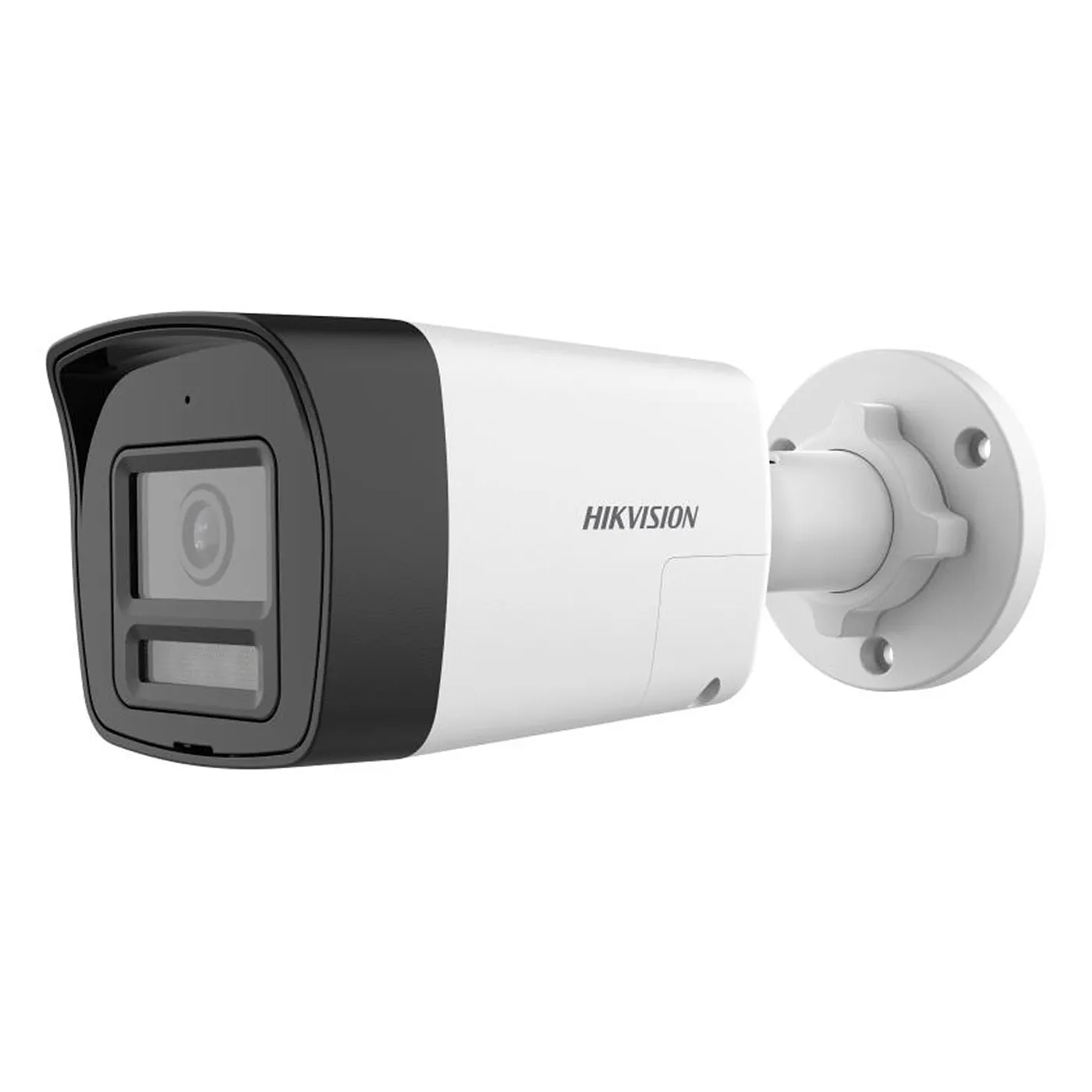 [010907] [DS-2CE16D0T-LXTS(2.8mm)(O-STD)] Hikvision - Cámara HD Bullet con Audio Bidireccional y Sirena 1080P [2MP] Lente 2.8mm [Metalico]
