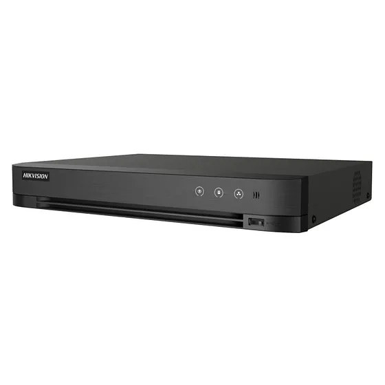 [iDS-7204HQHI-M1/XT(STD)] Hikvision - DVR 3K Lite [5MP] Pentahibrido Audio Bidireccional AcuSense 4 Canales TurboHD + 2 Canales IP