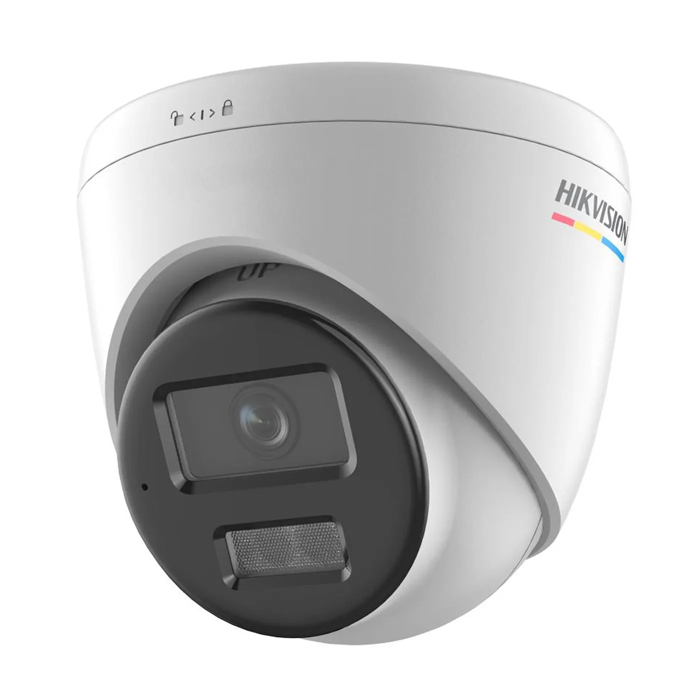 [010916] [DS-2CD1327G2H-LIU(2.8mm)] Hikvision - Cámara HD Domo ColorVU Dual Ligth con Audio IP 1080P [2MP] Lente 2.8mm [Metal/Plástico]