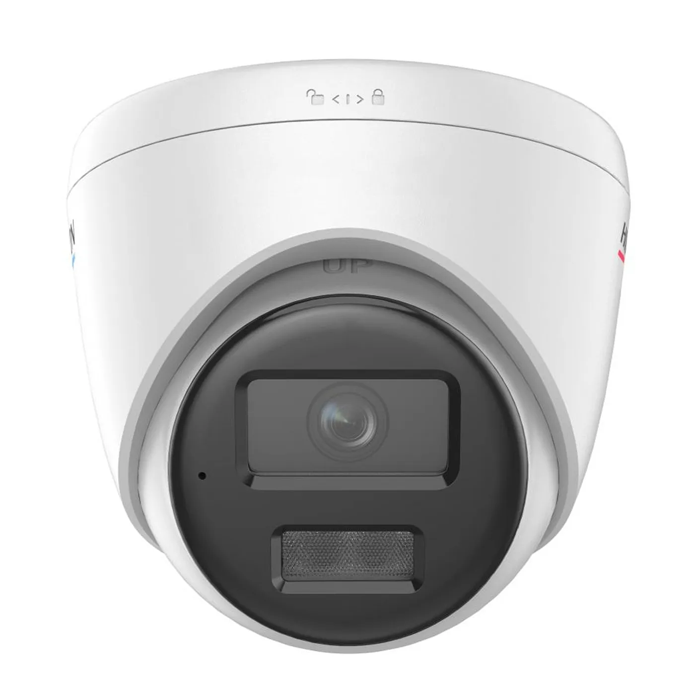 [010916] [DS-2CD1327G2H-LIU(2.8mm)] Hikvision - Cámara HD Domo ColorVU Dual Ligth con Audio IP 1080P [2MP] Lente 2.8mm [Metal/Plástico]