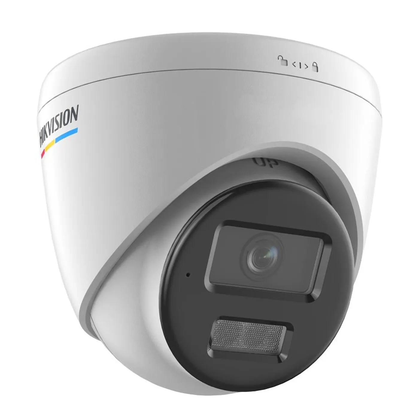 [010916] [DS-2CD1327G2H-LIU(2.8mm)] Hikvision - Cámara HD Domo ColorVU Dual Ligth con Audio IP 1080P [2MP] Lente 2.8mm [Metal/Plástico]