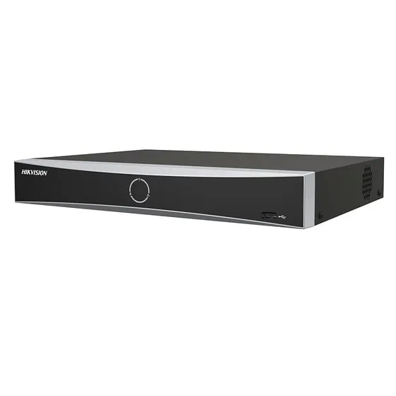 [DS-7604NXI-K1/4P(D)] Hikvision - NVR 4K [8MP] 4 Canales IP 4 Puertos POE Salida de vídeo 4K AcuSense