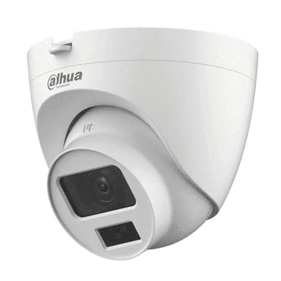 [DH-HAC-HDW1209CLQN-A-LED] Dahua - Cámara Domo 1080P [2MP] con Audio Lente 2.8mm FullColor [Plastico] [Serie Lite]