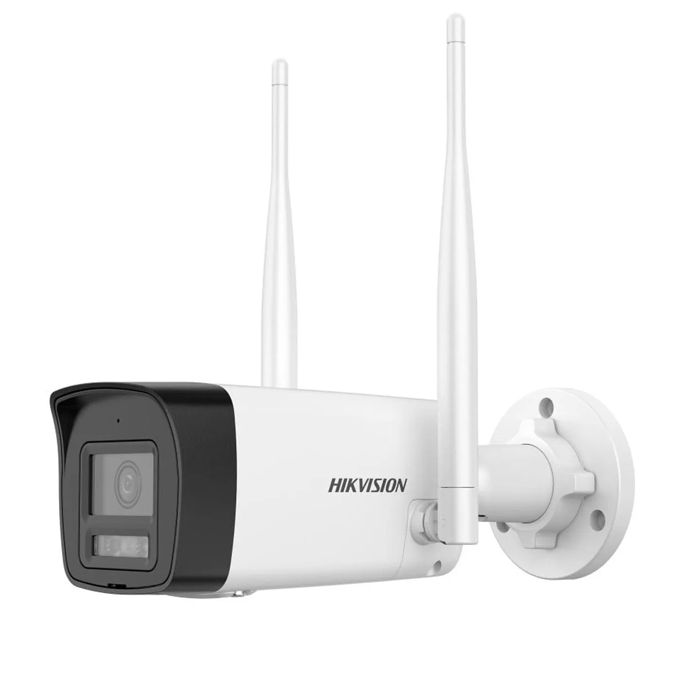 [010881] [DS-2CV1043G2-LIDWF(2.8mm)] Hikvision - Cámara WiFi Bullet IP [4Mp] Dual Light (30 mts IR + 30 mts Luz Blanca) Acusense Audio Bidireccional (Micrófono y Bocina)